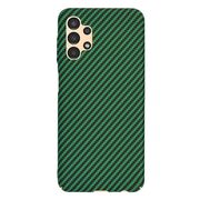 Husa pentru  Samsung Galaxy A13 4G CarbonFiber UltraSlim, Lightweight, verde