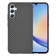 Husa pentru  Samsung Galaxy A34 5G CarbonFiber UltraSlim, Lightweight, negru
