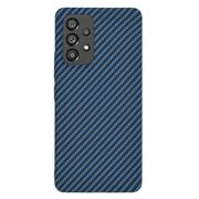 Husa pentru  Samsung Galaxy A53 5G CarbonFiber UltraSlim, Lightweight, albastru