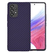 Husa pentru  Samsung Galaxy A53 5G CarbonFiber UltraSlim, Lightweight, mov