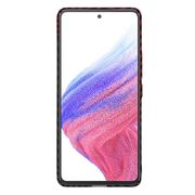 Husa pentru  Samsung Galaxy A53 5G CarbonFiber UltraSlim, Lightweight, rosu negru