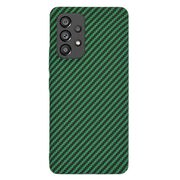 Husa pentru  Samsung Galaxy A53 5G CarbonFiber UltraSlim, Lightweight, verde