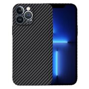 Husa pentru  iPhone 13 Pro Max CarbonFiber UltraSlim, Lightweight, negru