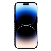 Husa pentru  iPhone 14 Pro  CarbonFiber UltraSlim, Lightweight, albastru