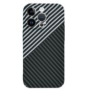 Husa pentru  iPhone 14 Pro  CarbonFiber UltraSlim, Lightweight, gri