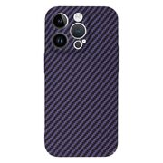 Husa pentru  iPhone 14 Pro  CarbonFiber UltraSlim, Lightweight, mov