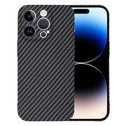 Husa pentru  iPhone 14 Pro  CarbonFiber UltraSlim, Lightweight, negru