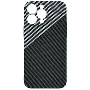 Husa pentru  iPhone 14 Pro Max CarbonFiber UltraSlim, Lightweight, gri