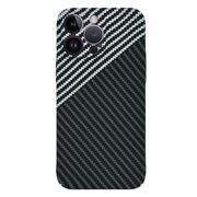 Husa pentru  iPhone 14 Pro Max CarbonFiber UltraSlim, Lightweight, gri