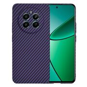 Husa pentru Husa Realme 12+ Plus CarbonFiber UltraSlim, Lightweight, mov