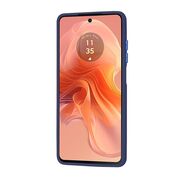 Husa pentru Motorola Moto G04 / G24 / G24 Power Ghost Series frosted - albastru