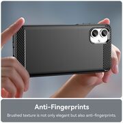 Husa pentru Samsung Galaxy A06 Carbon Liquid Silicone, negru
