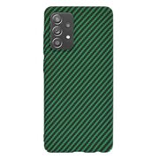 Husa pentru Samsung Galaxy A52  / A52s CarbonFiber UltraSlim, Lightweight, verde