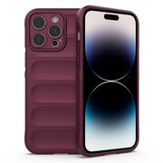 Husa pentru  iPhone 14 Pro Max Liquid Silicone, Microfibre Lining, Non-Slip Airbag Design, bordeaux