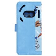 Husa tip carte pentru  Nothing Phone (2a), (2a) Plus, functie stand si port carduri, albastru