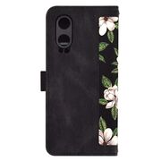 Husa tip carte pentru  OnePlus Nord CE4 Lite, functie stand si port carduri, negru