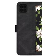Husa tip carte pentru  Samsung Galaxy A22 5G, functie stand si port carduri, negru