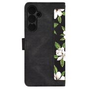 Husa tip carte pentru  Samsung Galaxy A25, functie stand si port carduri, negru