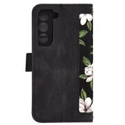 Husa tip carte pentru  Samsung Galaxy S22 5G, functie stand si port carduri, negru