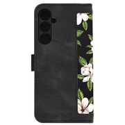 Husa tip carte pentru  Samsung Galaxy S23 FE, functie stand si port carduri, negru