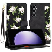 Husa tip carte pentru  Samsung Galaxy S23 FE, functie stand si port carduri, negru