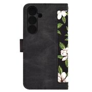 Husa tip carte pentru  Samsung Galaxy S24, functie stand si port carduri, negru