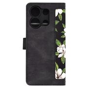 Husa tip carte pentru  Xiaomi Redmi Note 13 4G, functie stand si port carduri, negru
