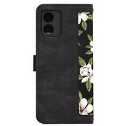 Husa tip carte pentru  Motorola Moto E13, functie stand si port carduri, negru