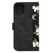 Husa tip carte pentru  iPhone 11, functie stand si port carduri, negru