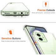 Husa pentru Motorola Moto G55 Anti-Shock 1.5mm, Reinforced 4 corners, transparent