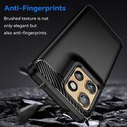 Husa pentru Motorola Edge 50 Neo Carbon Liquid Silicone, negru