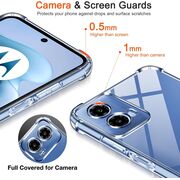 Husa Motorola Moto G35 Anti-Shock 1.5mm, reinforced 4 corners, transparent