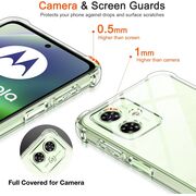 Husa pentru Motorola Moto G55 Anti-Shock 1.5mm, Reinforced 4 corners, transparent