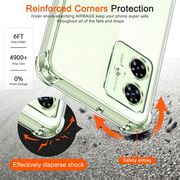 Husa pentru Motorola Moto G55 Anti-Shock 1.5mm, Reinforced 4 corners, transparent