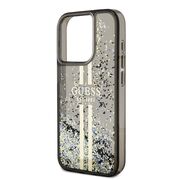 Husa pentru  iPhone 15 Pro Max Guess - Liquid Glitter - negru