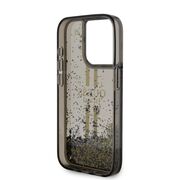 Husa pentru  iPhone 15 Pro Max Guess - Liquid Glitter - negru