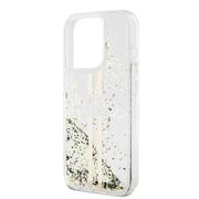 Husa pentru  iPhone 15 Pro Max Guess - Liquid Glitter - transparent