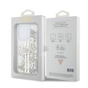 Husa pentru  iPhone 15 Pro Max Guess - Liquid Glitter - transparent