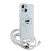 Husa pentru  iPhone 15 Karl Lagerfeld - IML MagSafe - transparent neutru