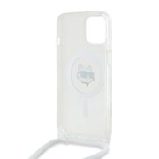 Husa pentru  iPhone 15 Karl Lagerfeld - IML MagSafe - transparent neutru