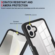 Pachet 360: Husa cu folie integrata pentru  Samsung Galaxy A06 Cover360 fata / spate - roz