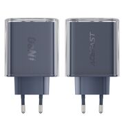 Incarcator Type-C 2 x USB-C, Acefast A45, GaN 65W Power Delivery