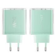 Incarcator Type-C 2 x USB-C, Acefast A45, GaN 65W Power Delivery