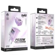 Incarcator priza Type-C, Acefast A53, 30W Power Delivery, mov