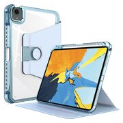 Husa pentru  iPad Pro 11 (2022) rotativa de tip stand cu functie sleep/wake-up si slot pentru stylus, albastru
