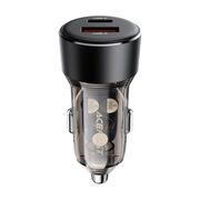 Incaractor auto bricheta Type-C PD30W + USB QC30W, Acefast B12