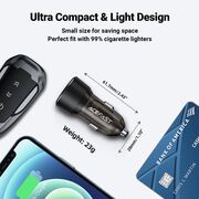 Incaractor auto bricheta Type-C PD30W + USB QC30W, Acefast B12