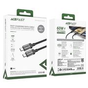 Cablu de date Type-C la Type-C, 60W, Acefast C12-03, 1.2m