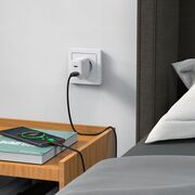 Incarcator priza USB Type-C, Acefast A25, PD20W, alb