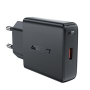 Acumulator GaN Type-C, Acefast A65, 20W Power Delivery, negru